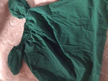 Robe verte été courte