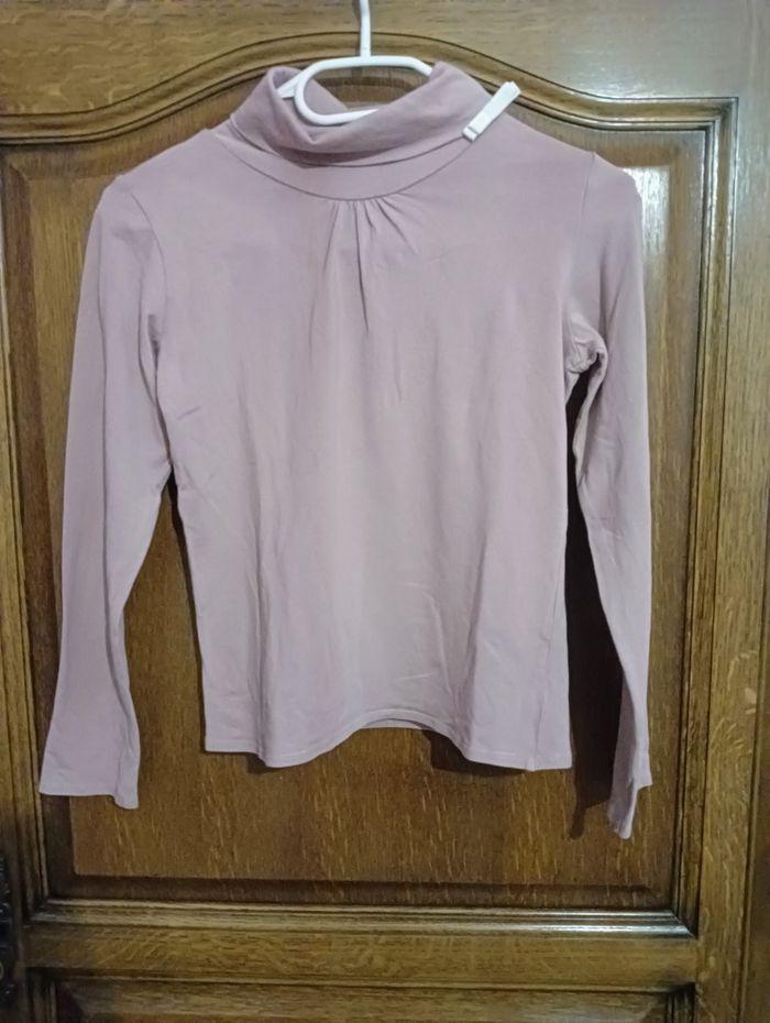 Col roulé Sergent Major 12 ans vieux rose