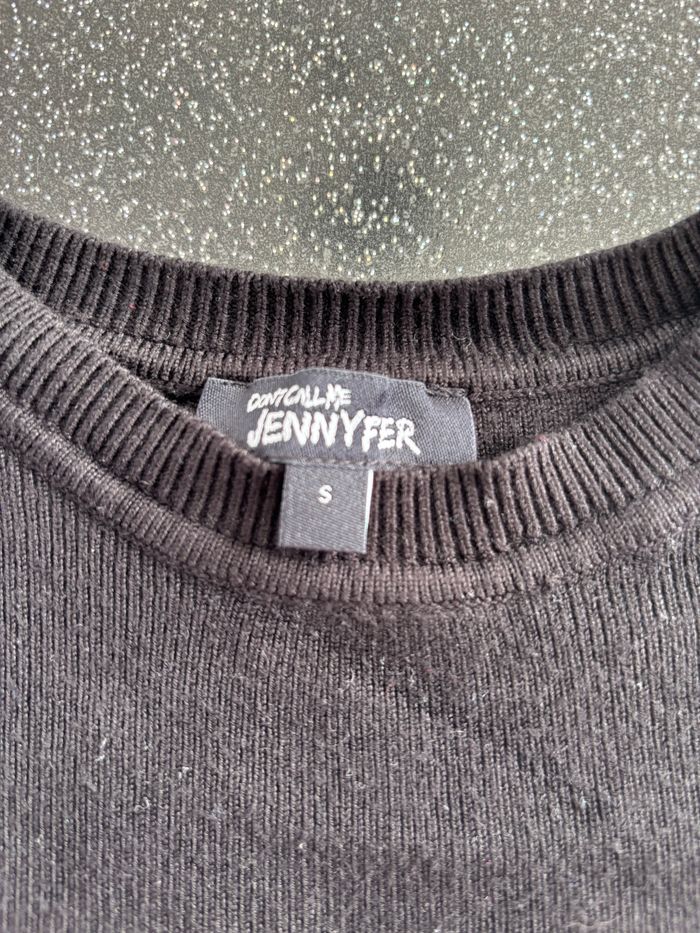 Jennyfer - t-shirt court mc noir Taille S - photo numéro 2