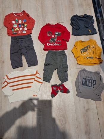Lot d'ensembles 3mois pull t shirtmanches longues