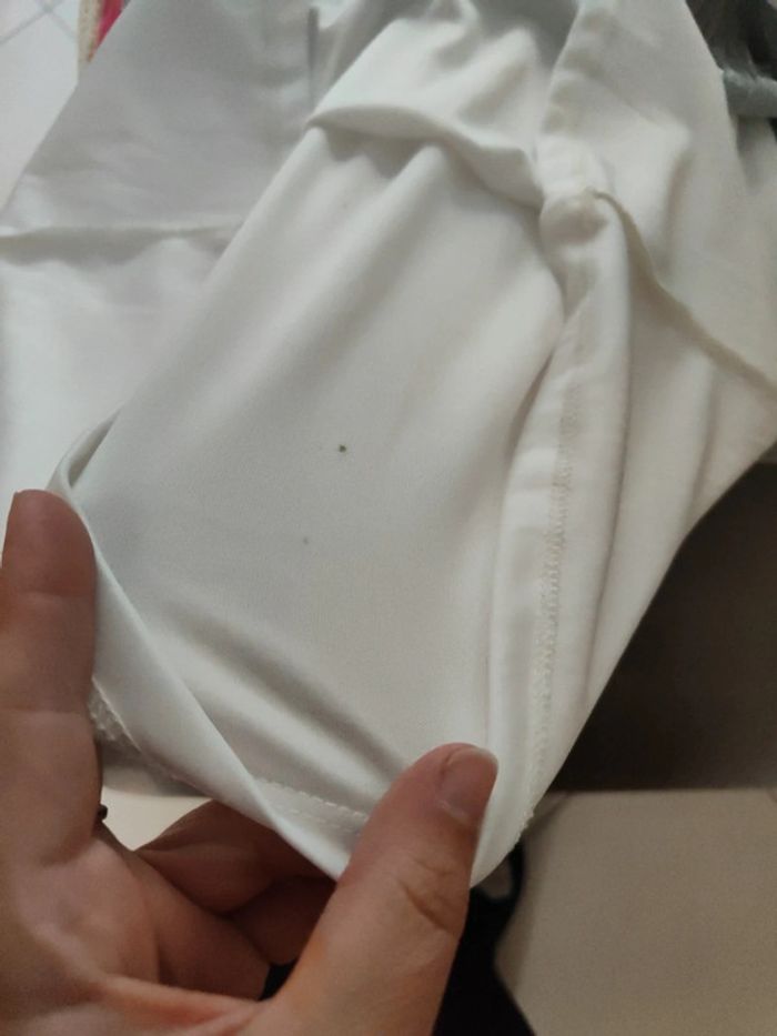 Haut argenté brillant taille s - photo numéro 5