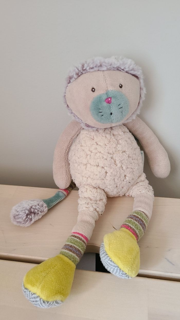 Doudou chat gris - photo numéro 3