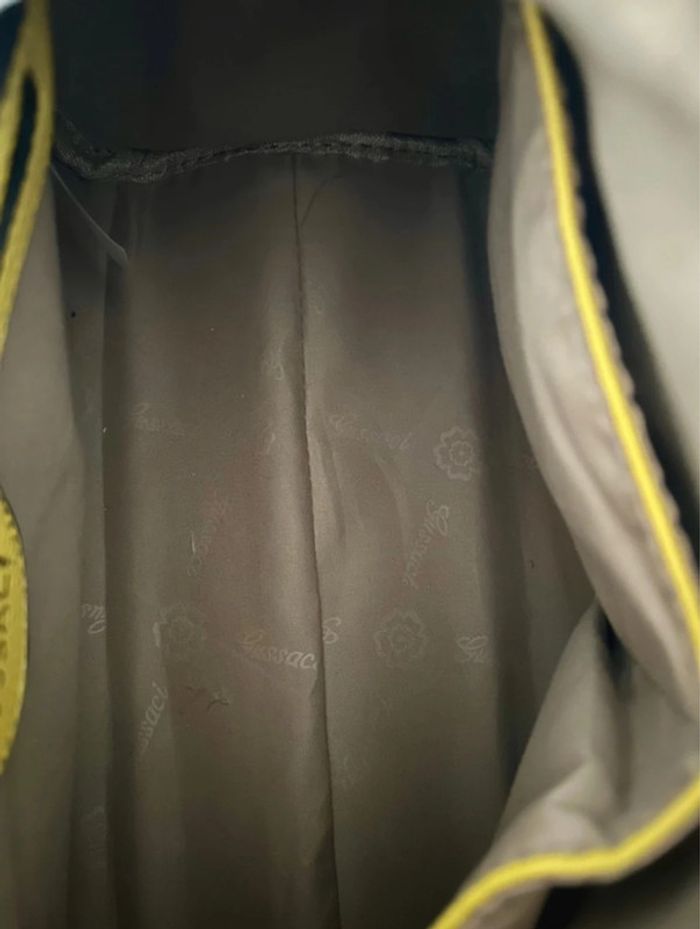 Sac à main jaune avec petite pochette - femme - neuf - Gussaci - photo numéro 5