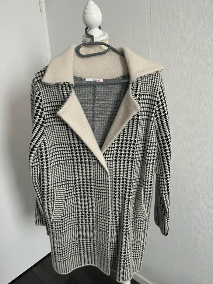 Veste manteau vintage camaïeu 38