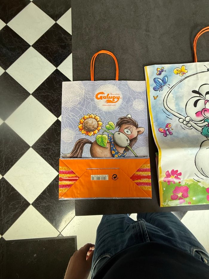 Lot de trois sacs, pochettes diddl - photo numéro 5