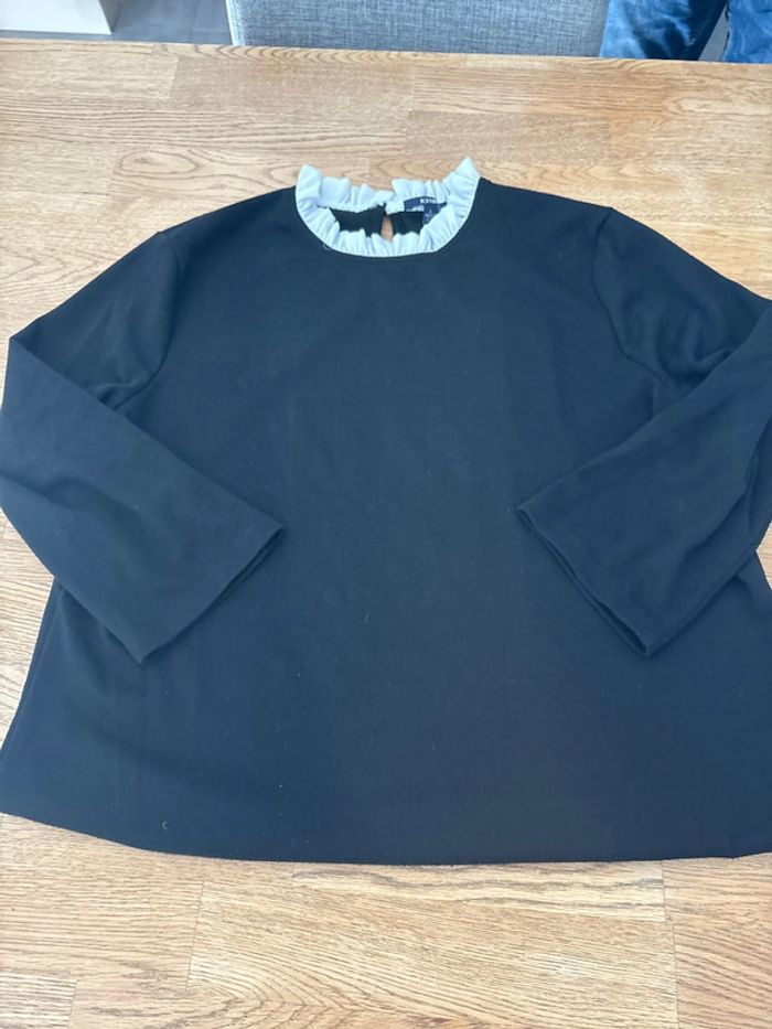 Haut manches 3/4 noir taille L