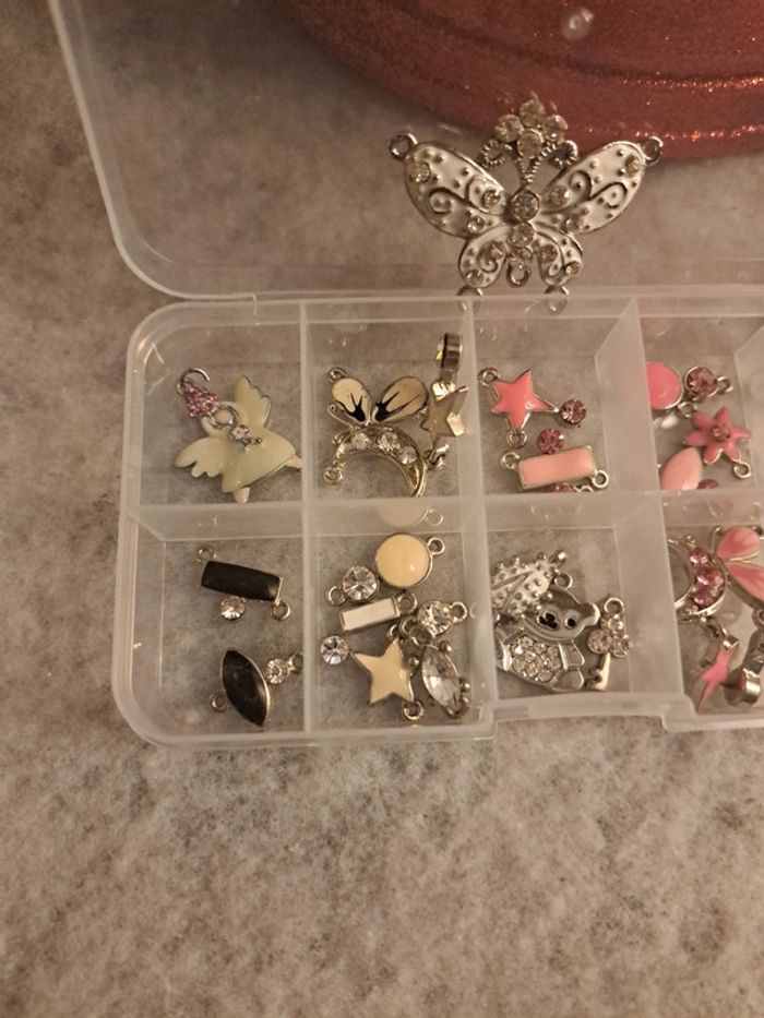 Lot de petites breloques acier inoxydable - photo numéro 8