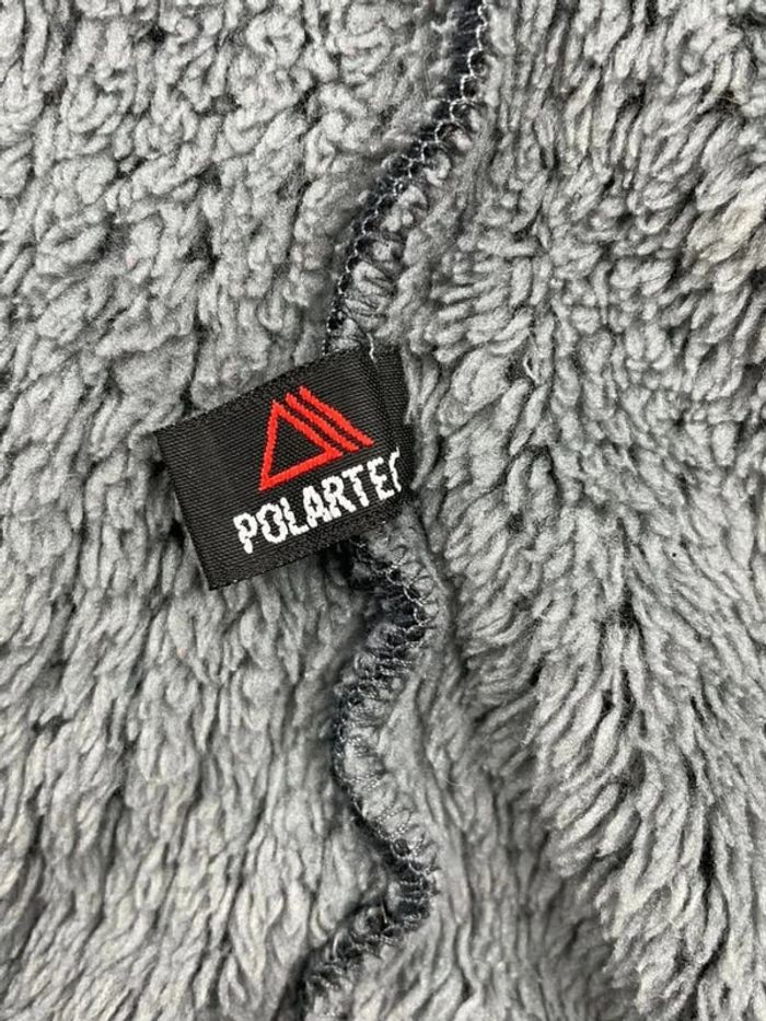 Veste polaire légère full zip / zippé épaisse à fourrure Patagonia USA Noir / Gris Taille S Femme - photo numéro 8