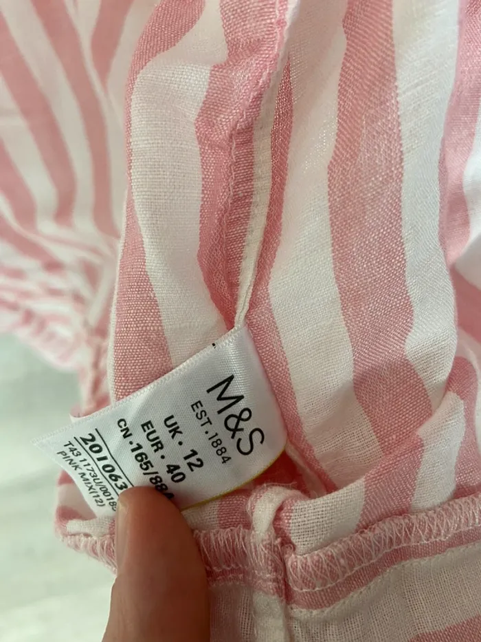 Chemise rayée rose - photo numéro 2