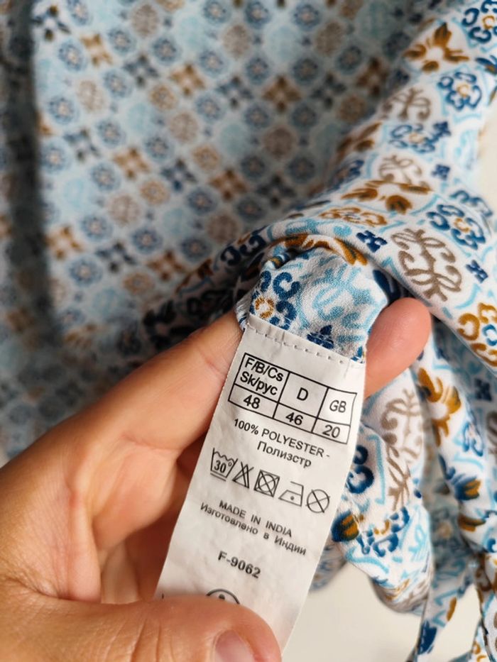Blouse blanche et multicolore taille 48 Blancheporte - photo numéro 6