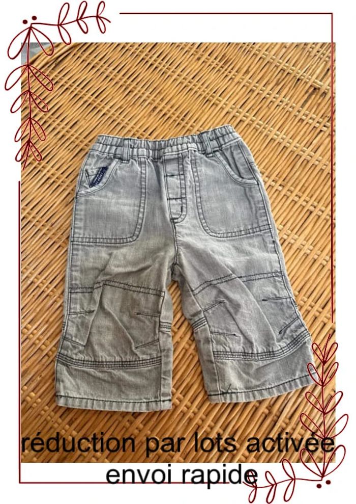 Pantalon obaibi 6 mois en jeans gris