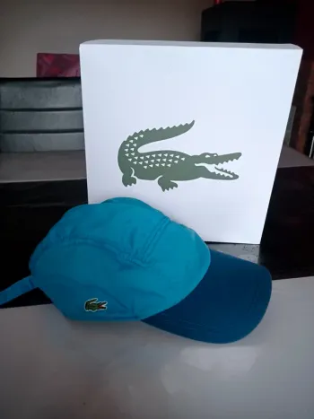Casquette Lacoste bleu