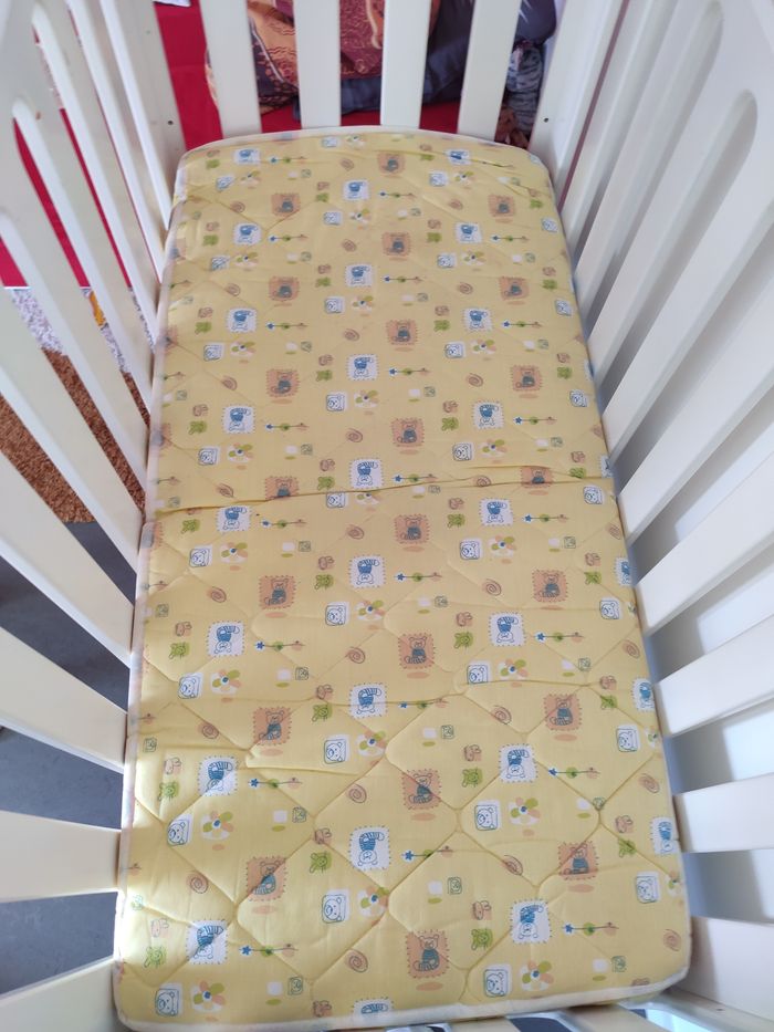 Lit barreaux et matelas - photo numéro 3