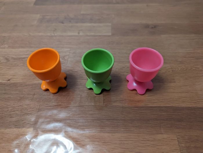 Lot de 3 coquetiers design