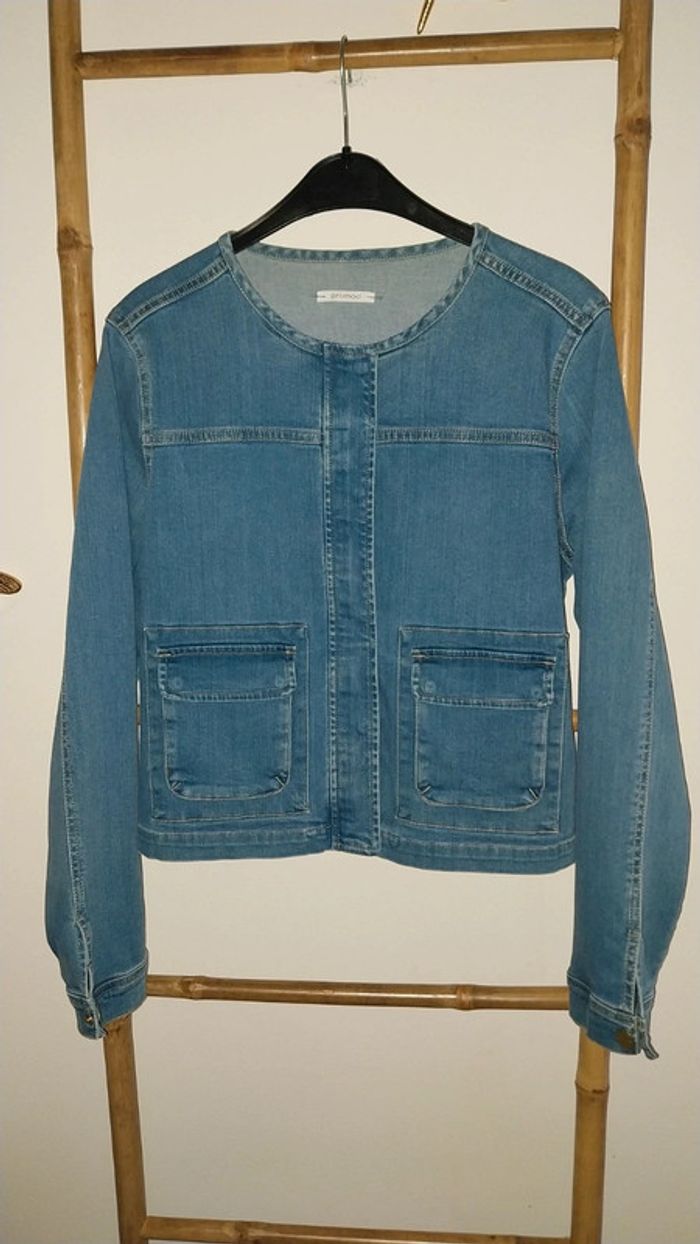 Veste/ blouson en jean/ denim original Promod état neuf Taille 38 - photo numéro 2
