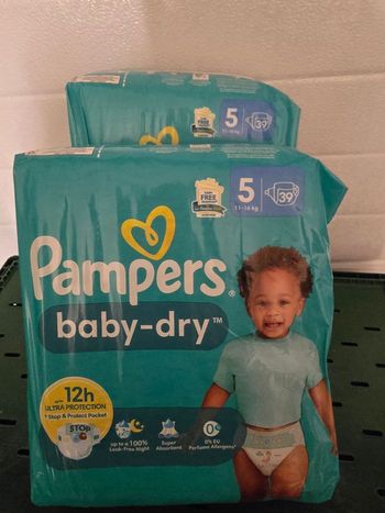Pampers T5 x2 paquet de 39 soit 78 couches 