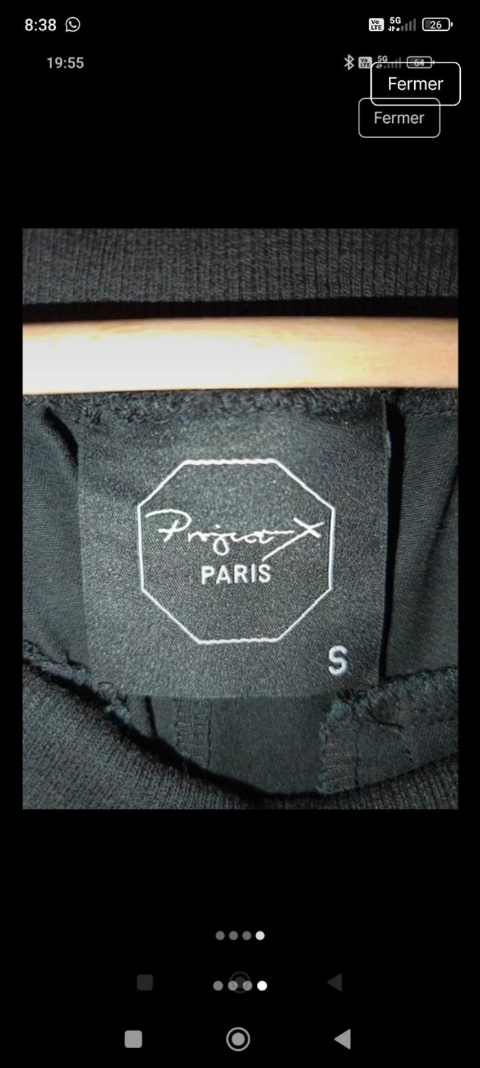 Pantalon projet x paris noir - photo numéro 4