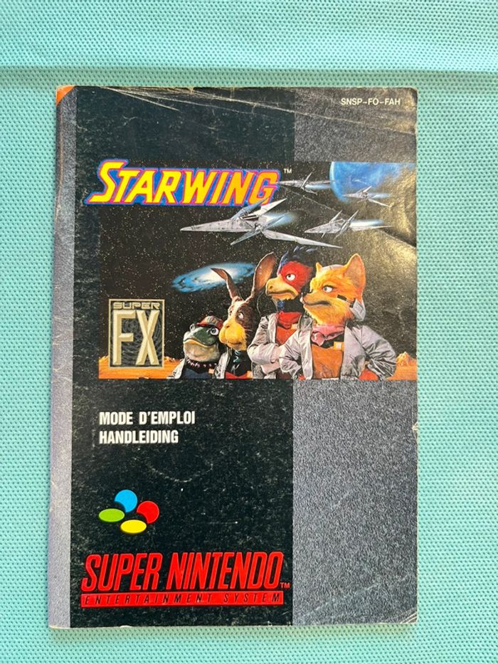Notice Starwing - Super Nintendo