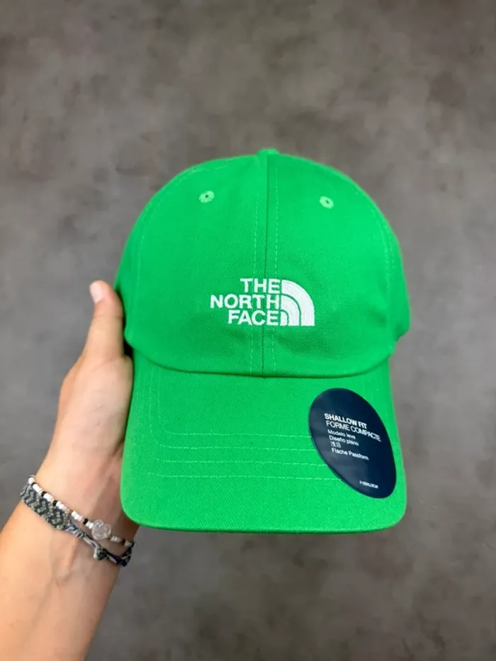 Casquette The North Face Verte Logo Brodé Neuve - photo numéro 2