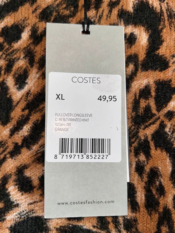 Pull imprimé léopard/tigre xl Costes neuf avec étiquette - photo numéro 4