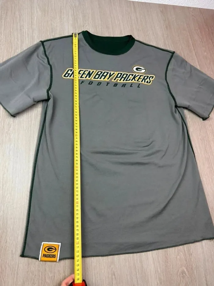 Maillot NFL Green Bay Packers Aaron Rodgers #12 Réversible - Taille M (73x48cm) - photo numéro 12