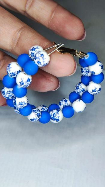 Créoles en céramique