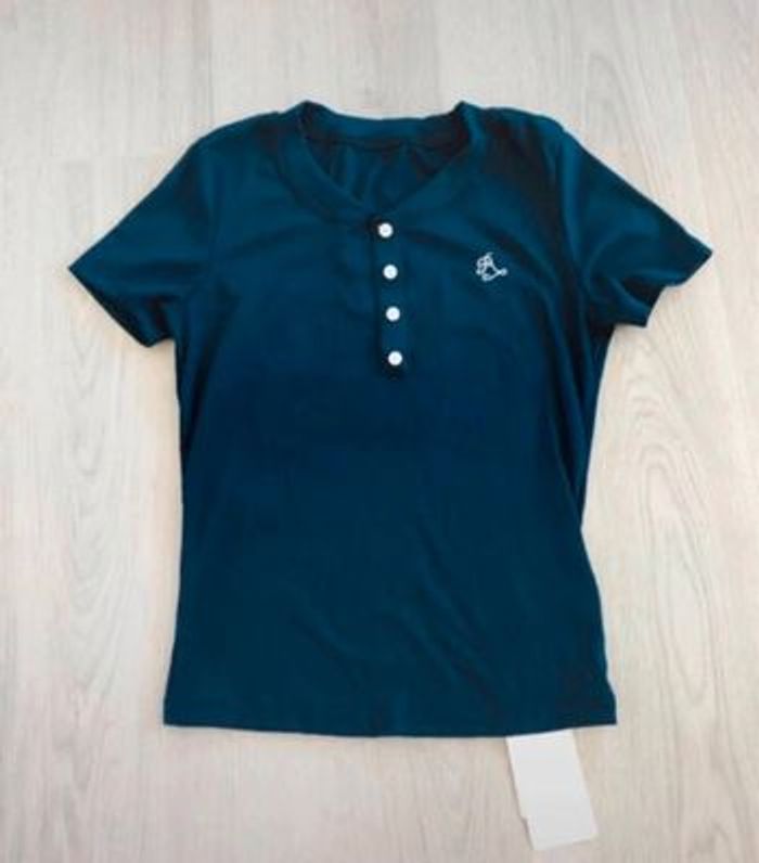 Polo moulant femme Tee shirt dazy taille M - photo numéro 3