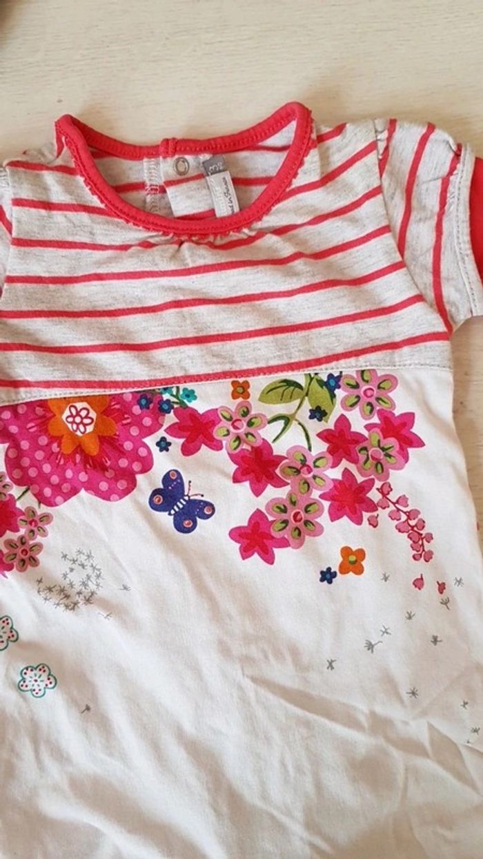 Pyjama coton fin catimini fille 3mois - photo numéro 2