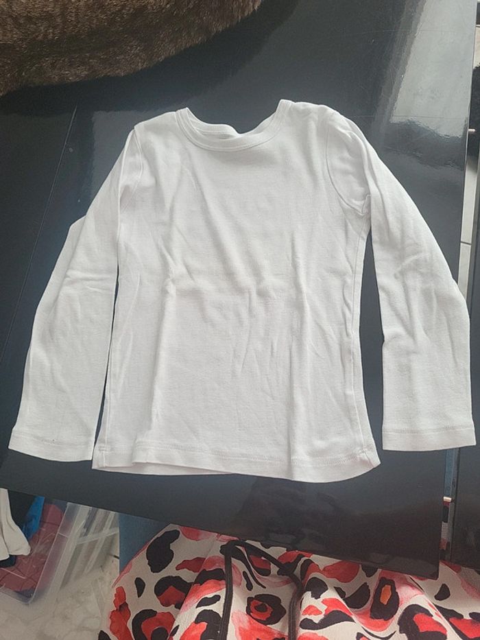 Lot de 2 t shirt blanc  4 anc - photo numéro 2