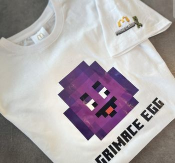 Tee-shirt mixte , McDonald's  x Minecraft  , jamais porté  , taille M