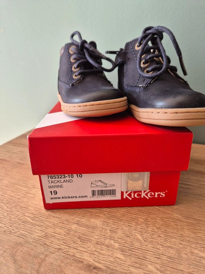 Bottines chaussures premiers pas kickers pointure 19, comme neuves - photo numéro 5