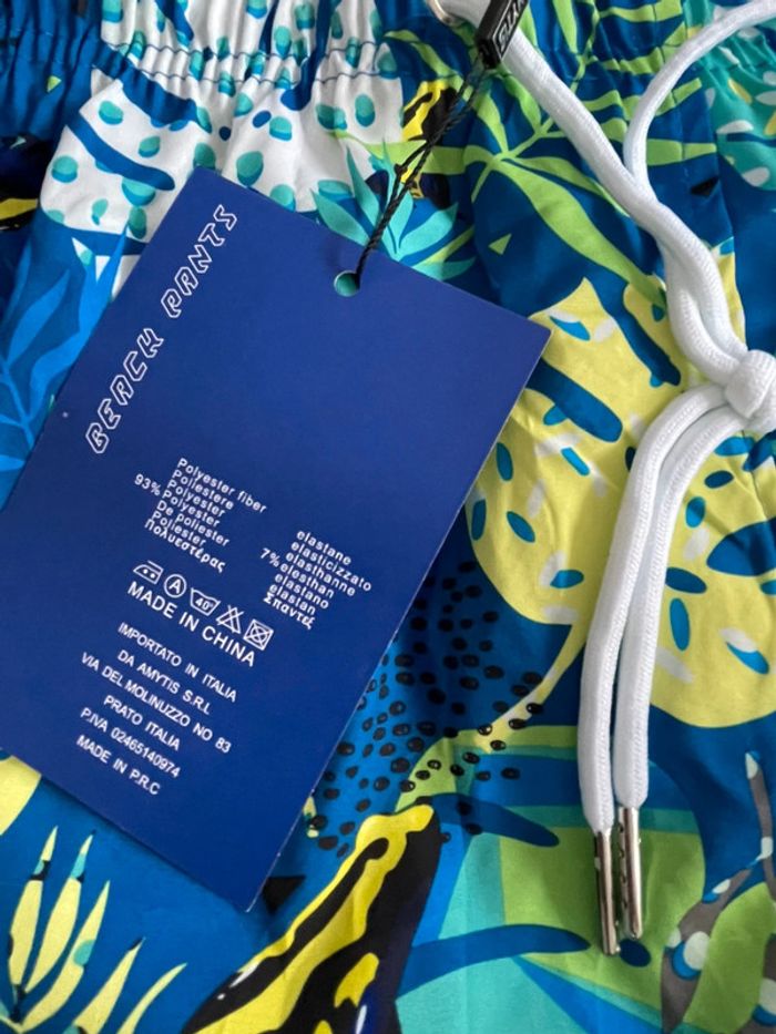 Short de bain tropical homme L neuf Amytis - photo numéro 3