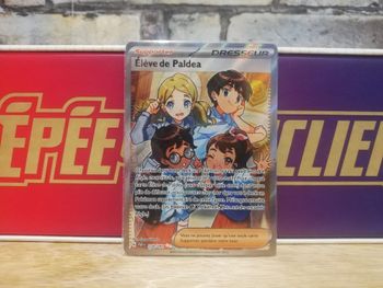 Carte Pokemon Élève de Paldea Full Art Destinées de Paldea