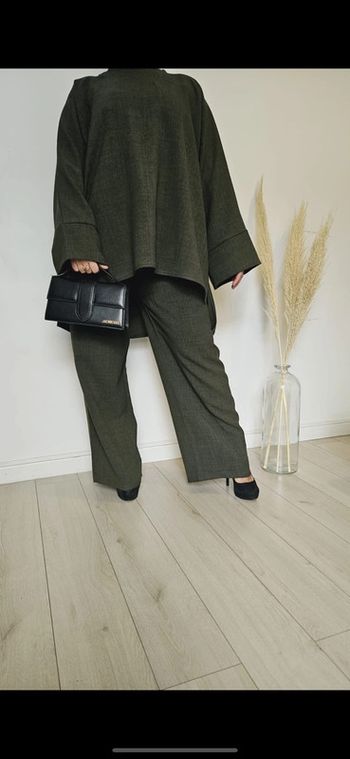 Ensemble classique mastour vert kaki neuve