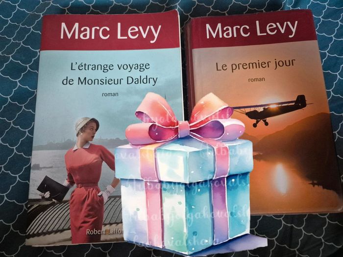 Lot de 2 livres de Marc Levy offert