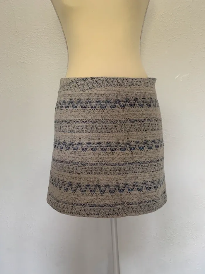 Jupe courte à motifs Lely Wood – Taille S