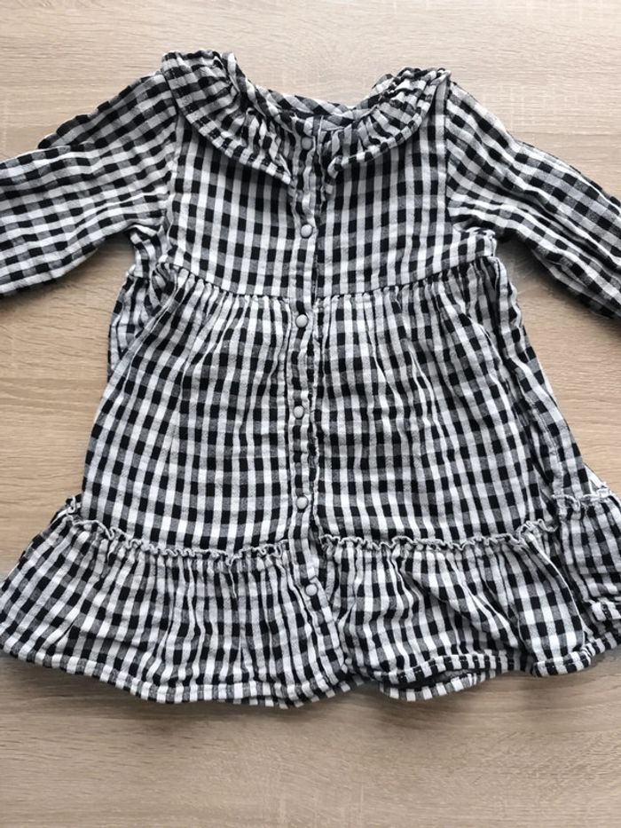Robe à carreaux zara 2-3 ans - photo numéro 2
