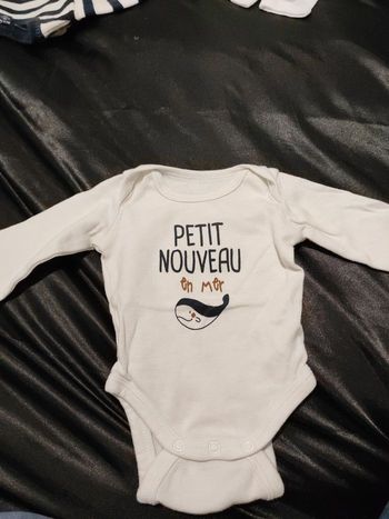 Body manche longues 1mois (gémo)