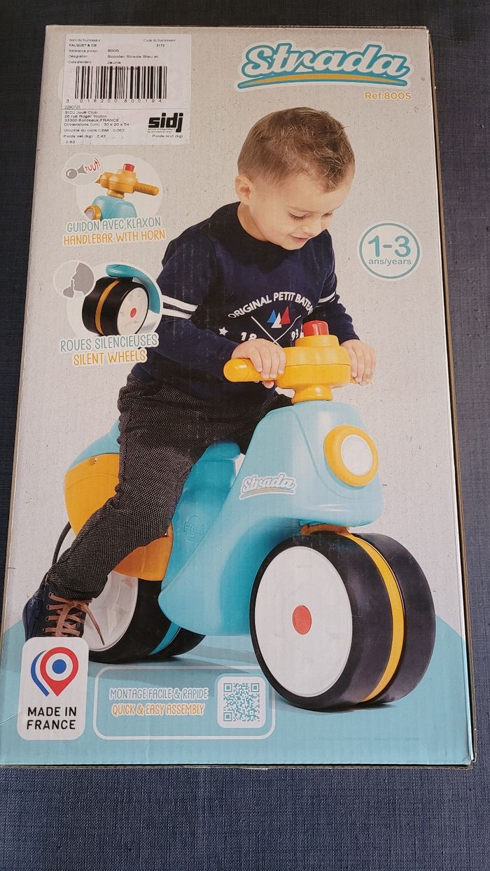 Scooter Draisienne Falk Strada 1er âge NEUF