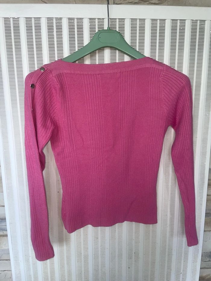 Pull coton fin légèrement pailleté - photo numéro 5