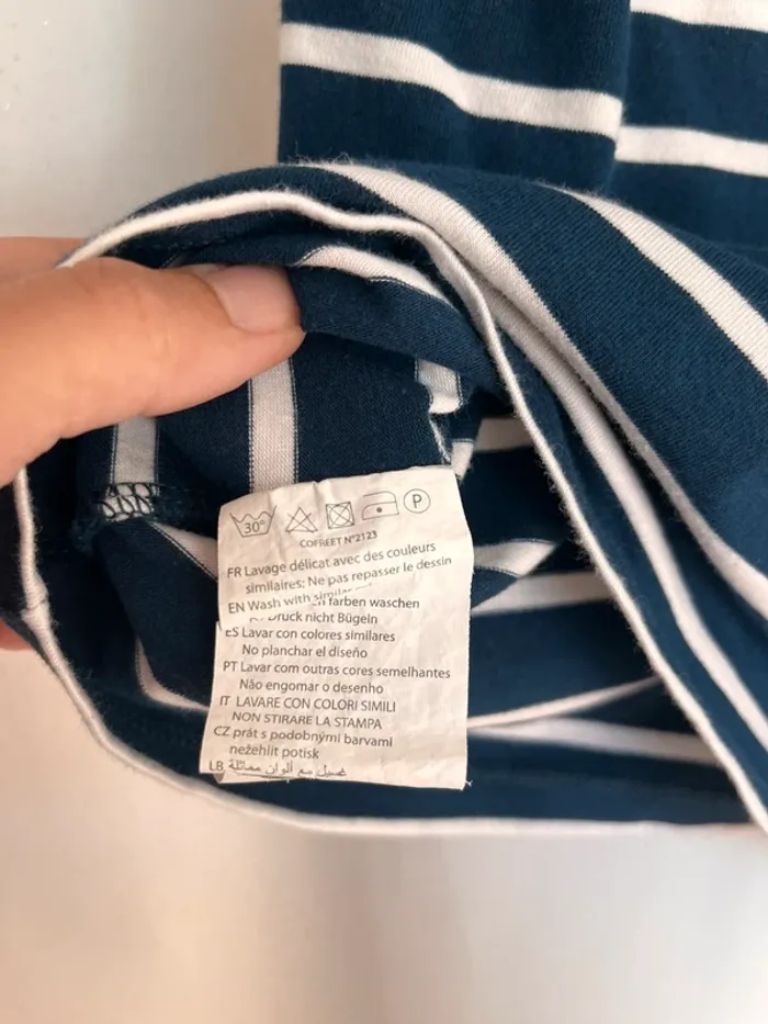T shirt marinière - Little Marcel - taille XS - photo numéro 11