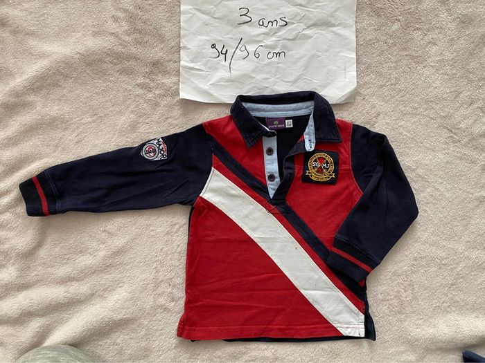 Lot 3 polos manches longues - Sergent Major - 3 ans - TBE - photo numéro 5