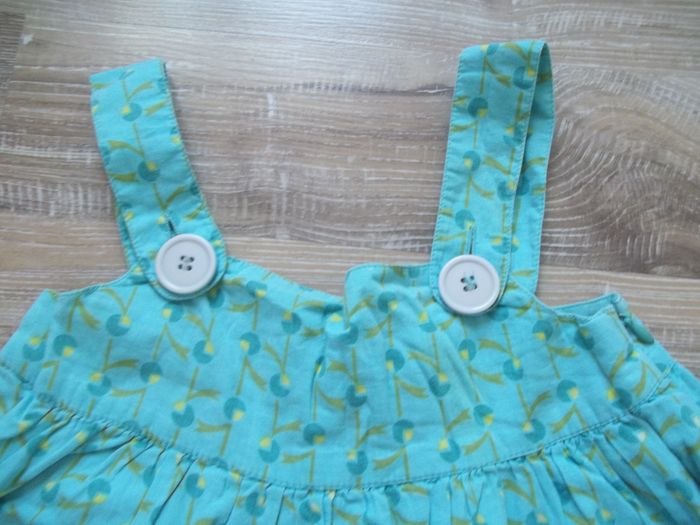 Top à bretelle turquoise graphique La Redoute Création 114 cm - photo numéro 2