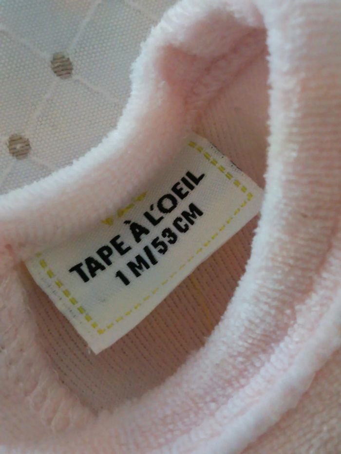 Lot de 2 grenouillères bebe fille 1 mois - photo numéro 5