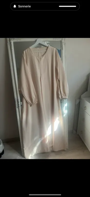 Robe beige pour femme XXL