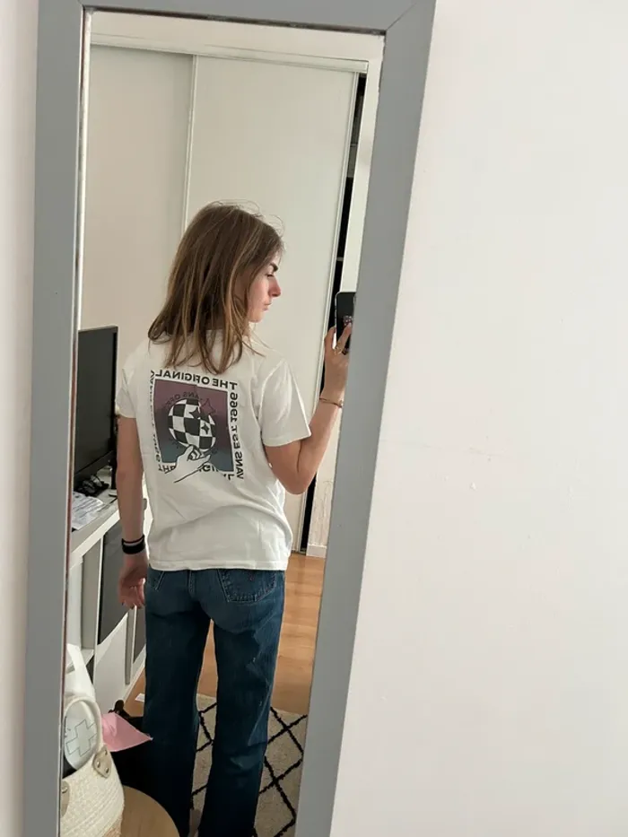 T-shirt blanc vans - photo numéro 2