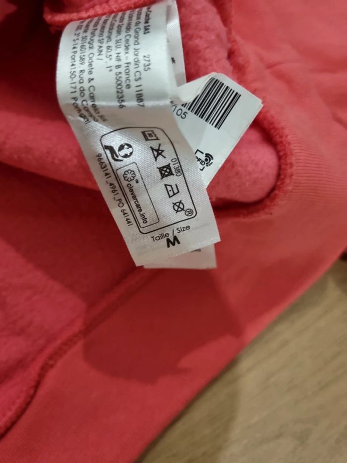 Pull rose, boutonnières, taille M - photo numéro 4