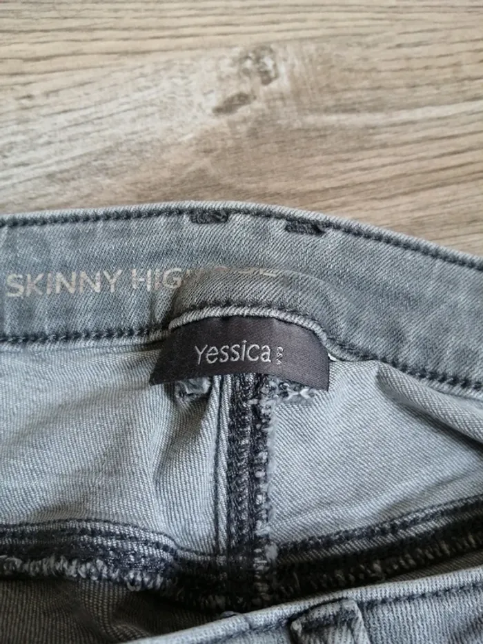 Jeans gris skinny high rise / C&A / (40) - photo numéro 7