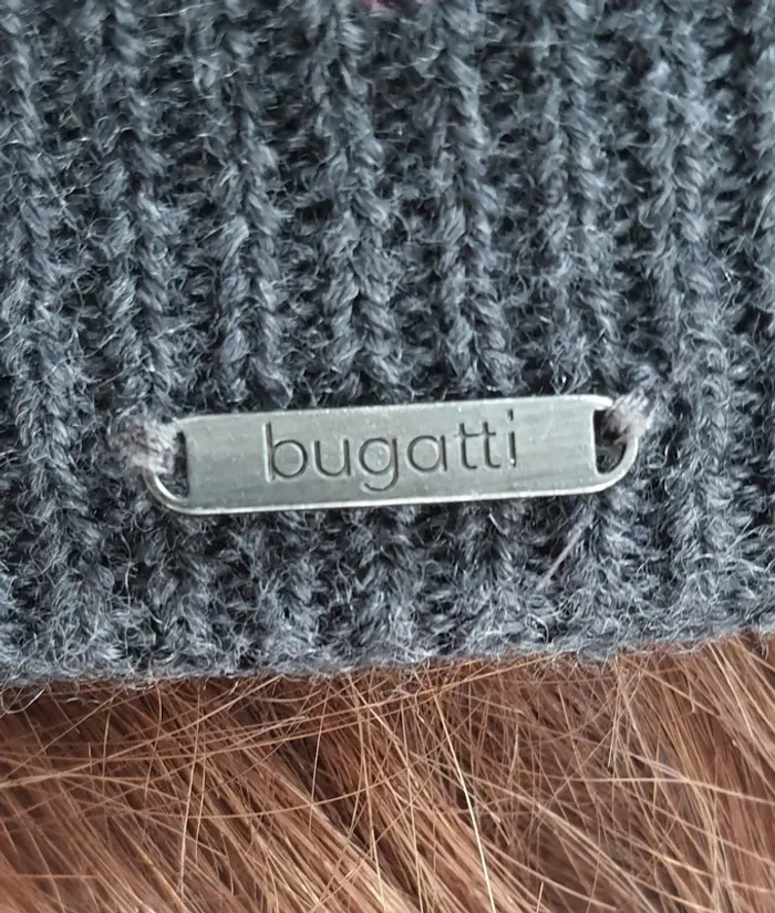 Bonnet mixte "Bugatti" gris - photo numéro 2