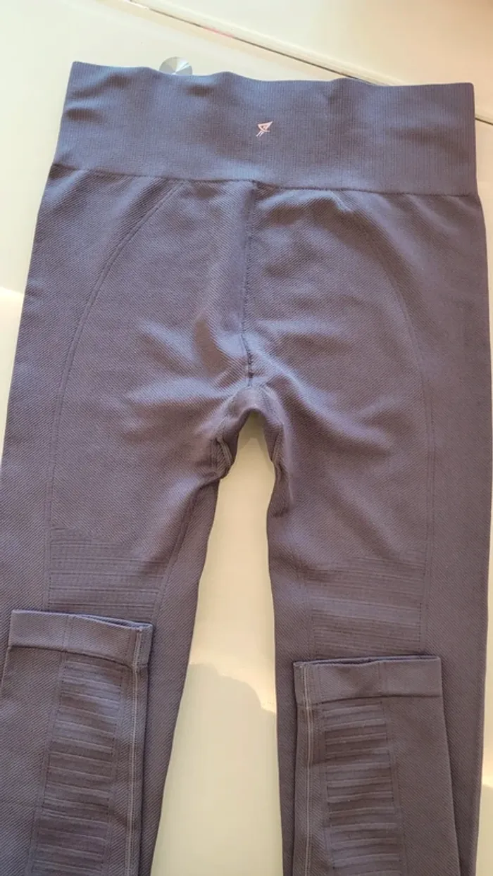 Legging de sport gris Work Out - photo numéro 4